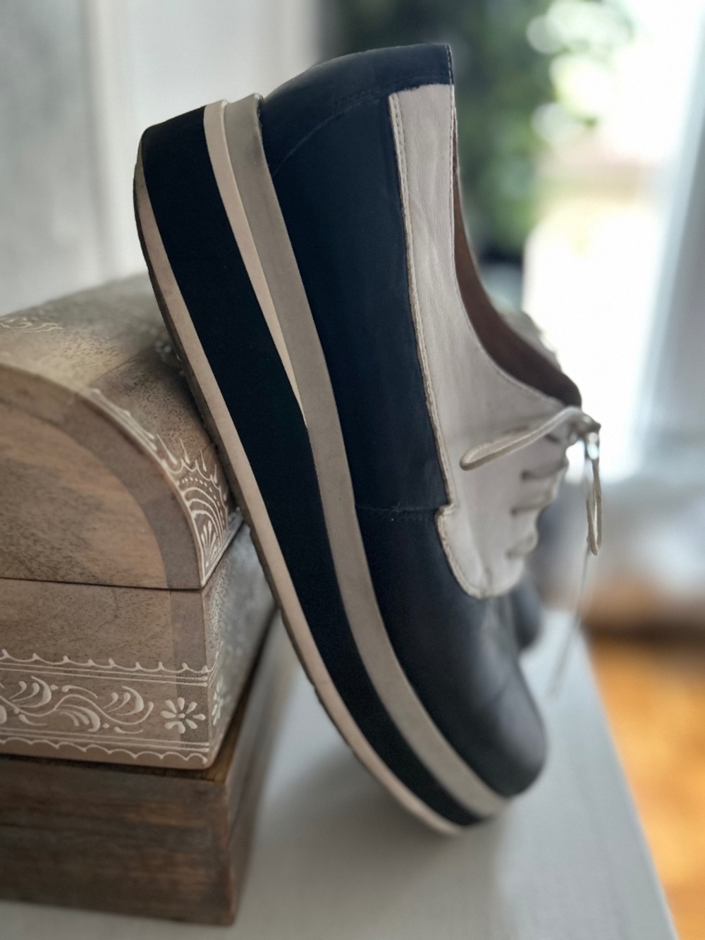 TT MILANO Leather "Derby" shoes 10